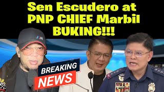 Sen Escudero at PNP CHIEF Marbil BUKING [upl. by Farand]