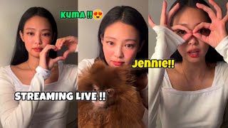 JENNIE IS LIVE STREAMING ON WEVERSE jennie blackpink live youtube lisa jennierubyjane [upl. by Ikilisav]