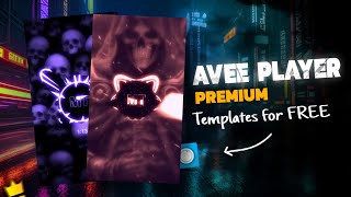 Avee Player Premium Trending Templates ✨ amp Editing Process 🔓 [upl. by Hpesojnhoj920]