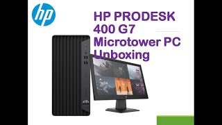 HP PRODESK 400 G7 Microtower PC Unboxing HP PRODESK 400 G7 Getdot Solutions [upl. by Kitti284]