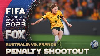 Australia vs France NAILBITING Penalty Shootout in the 2023 FIFA Womens World Cup Quarterfinals [upl. by Tankoos]