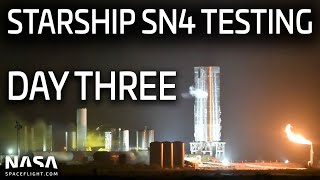 Replay Starship SN4 Testing From SpaceXs Boca Chica Launch Site [upl. by Yolanthe]