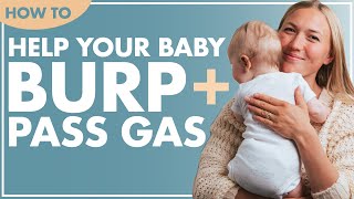 First Time Mom Newborn Tips HOW TO BURP A NEWBORN BABY  RELIEVING GAS IN INFANTS [upl. by Rochemont]