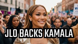 Want to Know the REAL Reason Jennifer Lopez Endorsed Kamala Harris [upl. by Aerdnaxela]