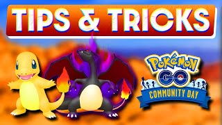 CHARMANDER COMMUNITY DAY TIPS amp TRICKS  POKÉMON GO [upl. by Mintun]