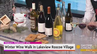 Winter Wine Walk In Lakeview Roscoe Village [upl. by Adnyleb154]