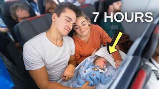 Flying w Our Baby for the First Time [upl. by Ainocal]