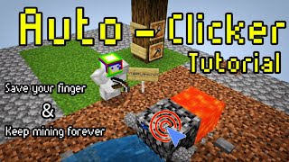 Minecraft tutorial AFK Mining  MCPE [upl. by Tegdirb]