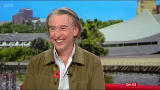 Steve Coogan BBC Breakfast 2023 [upl. by Eddana]