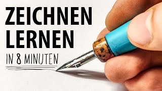 Wie man in 8 Minuten Zeichnen lernt Kein clickbait  Drawinglikeasir [upl. by Mimajneb]