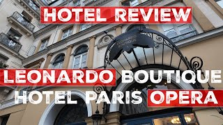 Leonardo Boutique Hotel Paris Opera Hotel Review [upl. by Suiravat]