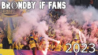 BRØNDBY IF FANS  2023  Ultras North [upl. by Fredela]