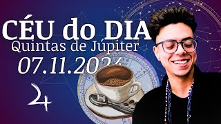 Lua e Plutão em Caprica ♑︎ Céu do Dia  0711  Quintas de Júpiter ♃ [upl. by Helli]