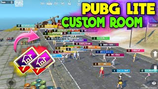 CUSTOM ROOM LIVE  PUBG MOBILE LITE 0260 NEW UPDATE PLAYING ON LIVE STREAM  FMG GAMING [upl. by Milurd17]