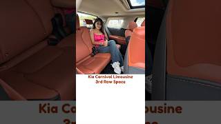 Kia Carnival Limousine Third row space [upl. by Euqimod]