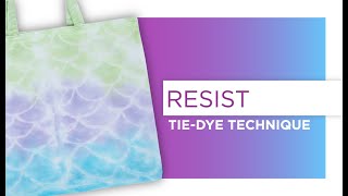 Resist TieDye Technique ✨ [upl. by Nalyorf635]