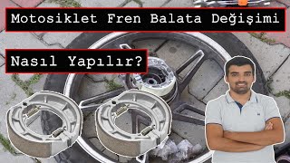 Motosiklet Fren Balata Değişimi Nasıl Yapılır [upl. by Yeslehc893]