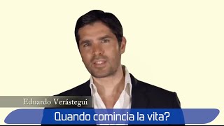 Eduardo Verástegui  Quando comincia la vita [upl. by Urbana780]