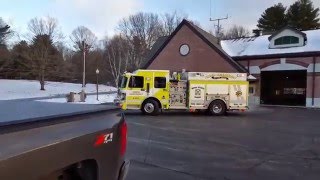 North Queensbury Vol Fire responding to 2 calls at once Audio included 1516 [upl. by Maurie837]