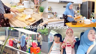 Aktifitas IRT 2 Anak Dari Antar Abel Sekolah Sampai Jemput Lagi [upl. by Tenay188]