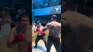 Argentina vs Bolivia  ¡Una batalla feroz de boxeo en guantes de MMA 🥊 mma mexico battle pelea [upl. by Limaj]