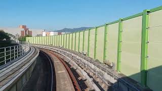 Taiwan Taichung Taichung Metro ride From Songzhu Station to Beitun Main Station [upl. by Fotina756]