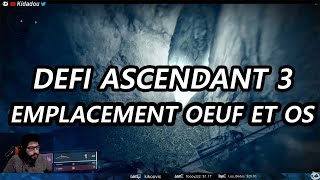 DEFI ASCENDANT 3  EMPLACEMENT ŒUF ET OS AHAMKARA [upl. by Raab]