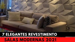 7 Elegantes Revestimentos Salas Modernos para 2021 Pisos e Paredes [upl. by Megen]