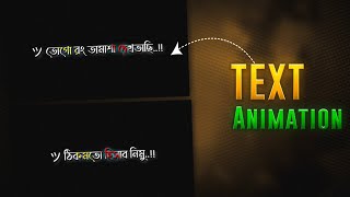 Text animation in after effects  alight motion text pack preset [upl. by Eb]