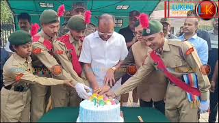 Hastepha Indrasena Reddy 76th NCC Salno Rwkgwui EKKA War Memorial Parko Celebration Khaikha [upl. by Natalie446]