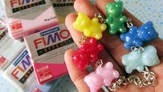 Gemstone FIMO Effect Clay  Before amp After  Mini Review [upl. by Sedicla210]