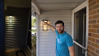 Product Review PARTPHONER Outdoor Wall Light [upl. by Norrehs]