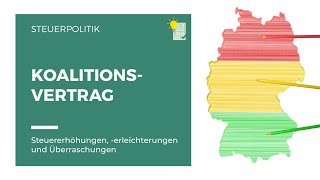 Koalitionsvertrag der Ampel  Steuerliche Würdigung [upl. by Monia]