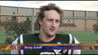 Bemidji State Football Safeties  Lakeland News Sports  August 10 2011m4v [upl. by Arivle]