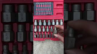 Broken Head Screw Extractor Set [upl. by Yelhak]