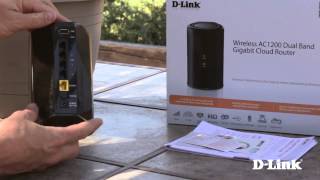 DLink  DIR860L Wireless AC 1200 Dual Band Gigabit Cloud Router [upl. by Neahs]