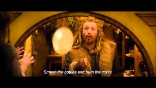 The Hobbit An Unexpected Journey Blunt the Knifes Song W Lyrics1080p [upl. by Eiramadnil699]