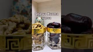 Qoz və xurma var qoz xurma dates ramdan ramazan iftar sahur [upl. by Meesan749]