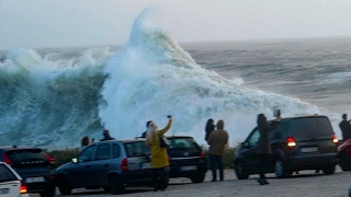 The swell of the year  Highlights in Cascais Portugal [upl. by Anoit]