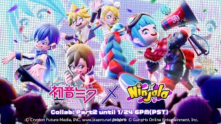 Ninjala x Hatsune Miku Collab Part 2 Special Trailer [upl. by Yhtomot]