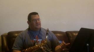 20162017 TMEA AllState Saxophone Etude 1 TUTORIAL [upl. by Mcclelland]