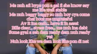 Shenseea  Wasabi Lyrics [upl. by Retepnhoj]