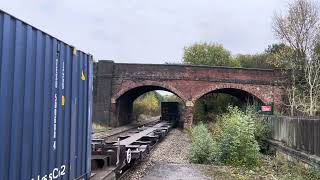 Freight Train At Alfreton 198 [upl. by Netniuq312]