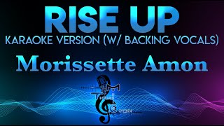 Morissette Amon  Rise Up KARAOKE wbacking vocals [upl. by Kera]