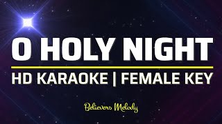 O Holy Night  KARAOKE  Female Key G [upl. by Agler934]