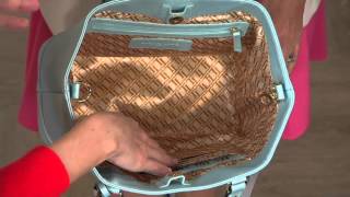 Tignanello Saffiano Leather RFID Convertible Shopper on QVC [upl. by Maharg]