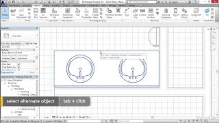 Revit Plumbing tutorials 05 02 Adding plumbing fixtures [upl. by Abeu]