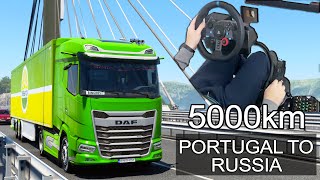 ETS2 Longest Delivery 5000KM  G29 [upl. by Bust310]