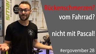 ergovember 28  Rückenschmerzen Vom Fahrrad fahren [upl. by Ettevey]