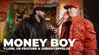 Money Boy über tlow Feature Gesichtspflege Song mit US Rapper amp Videodreh mit KDM Shey  16BARS [upl. by Shien]